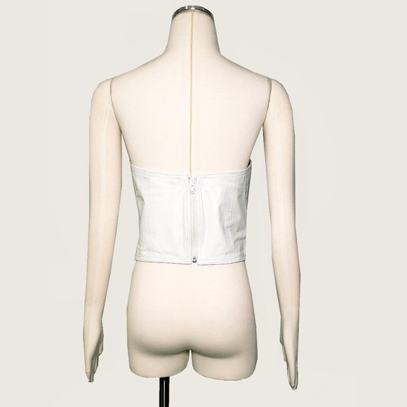 Ardens Pleather Jeweled Bustier - Picture 8 of 9